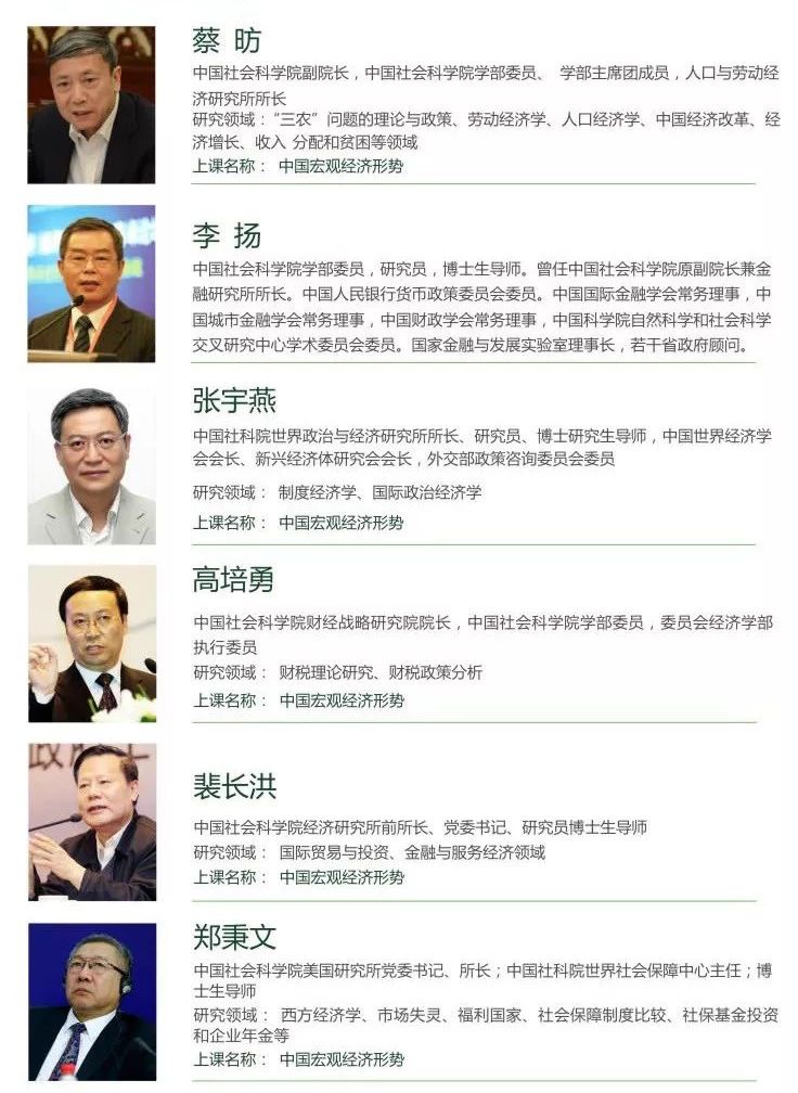 中国社会科学院大学-杜兰大学金融管理硕士(MFIN)师资团队01